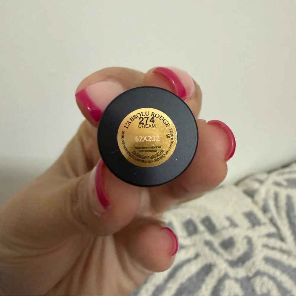 Lancôme L'Absolu Rouge Lipstick 274 FRENCH TEA CREAM NWOB Lancome